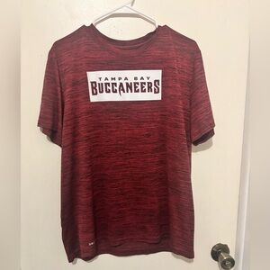 Unisex Tampa Bay Buccaneers Red Graphic Nike Dry Fit Tee